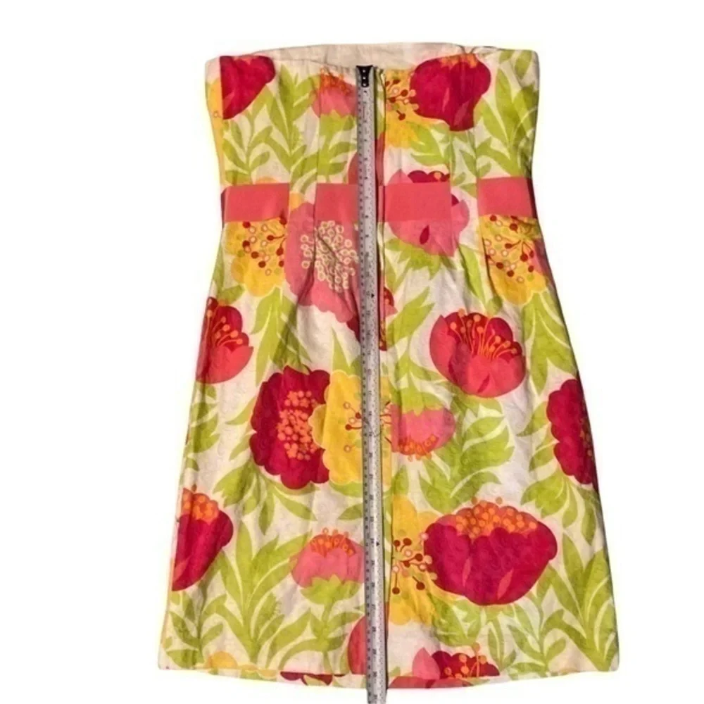 Lilly Pulitzer floral strapless dress - Picture 2 of 6